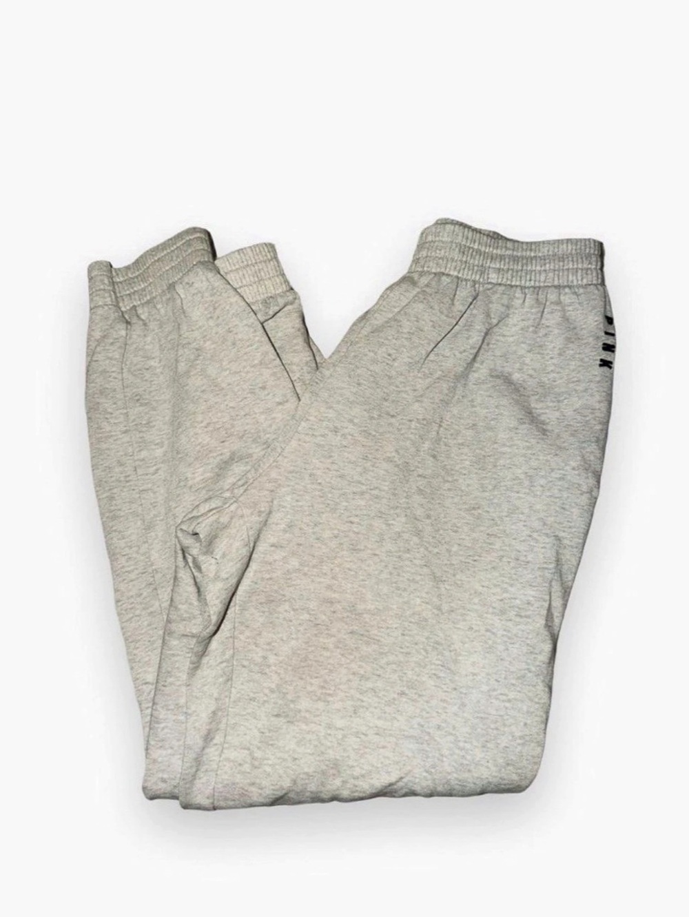 PINK Gray Jogger Pants Size Small